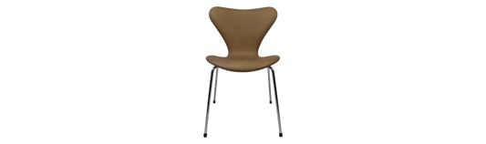 Arne Jacobsen brand new 7 series dining chairs with aniline leather upholstery