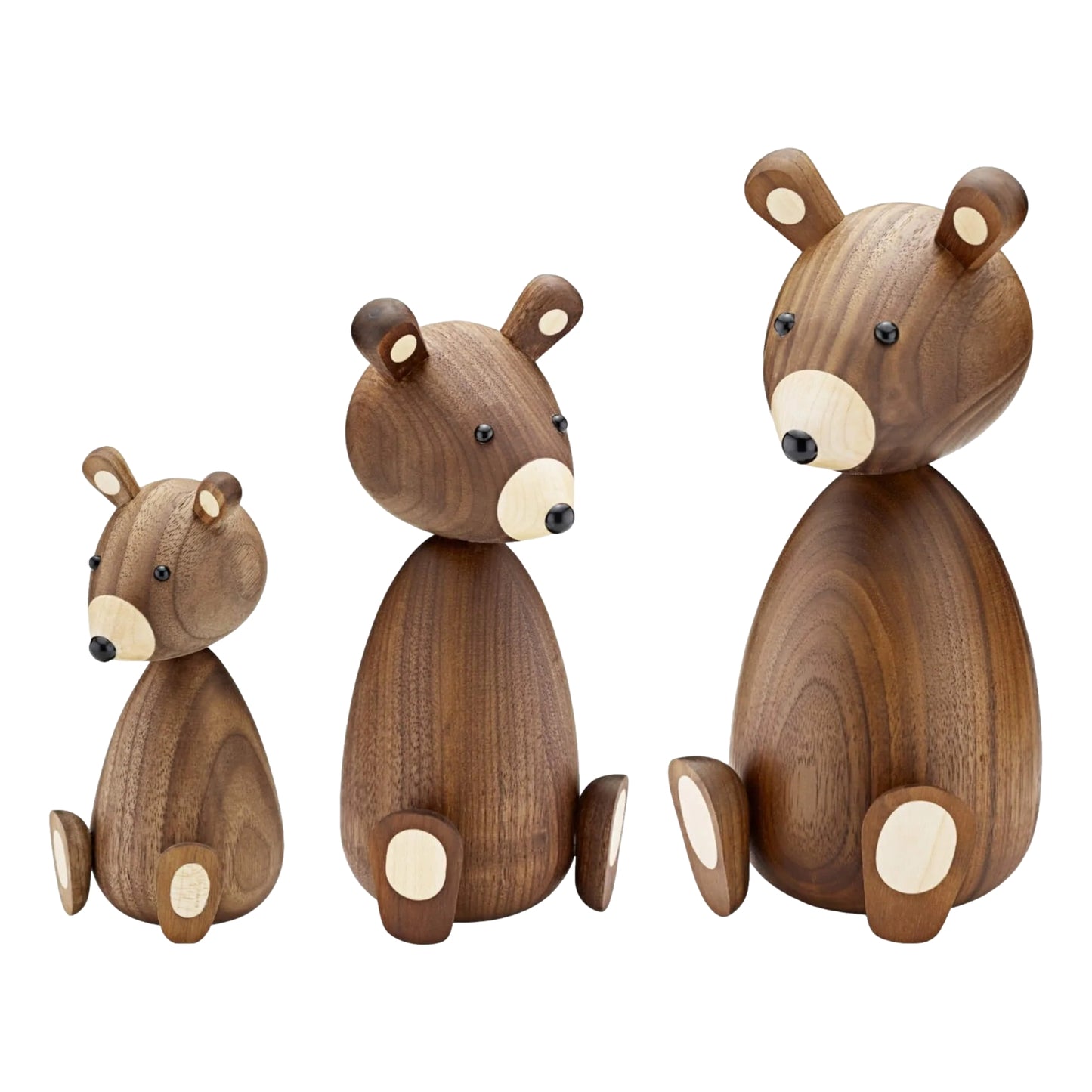 Bears (American Walnut) By Lucie Kaas