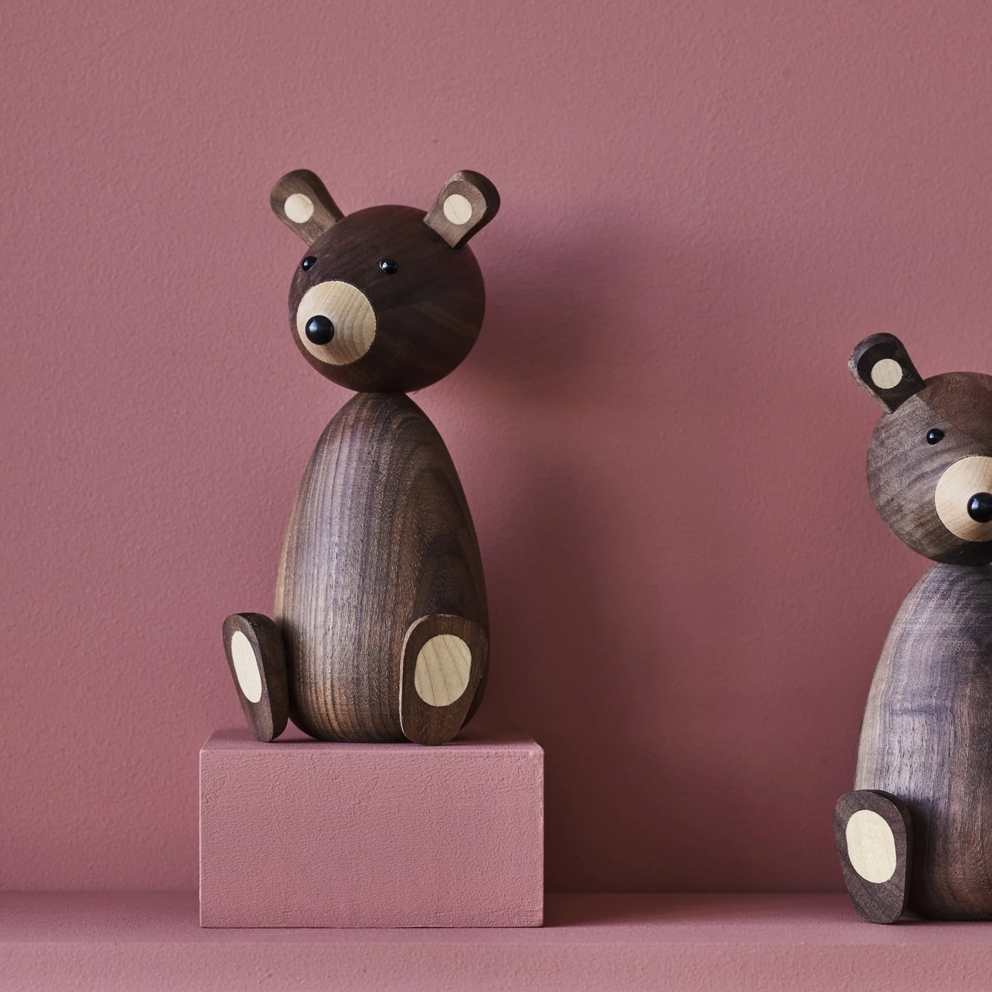 Bears (American Walnut) By Lucie Kaas