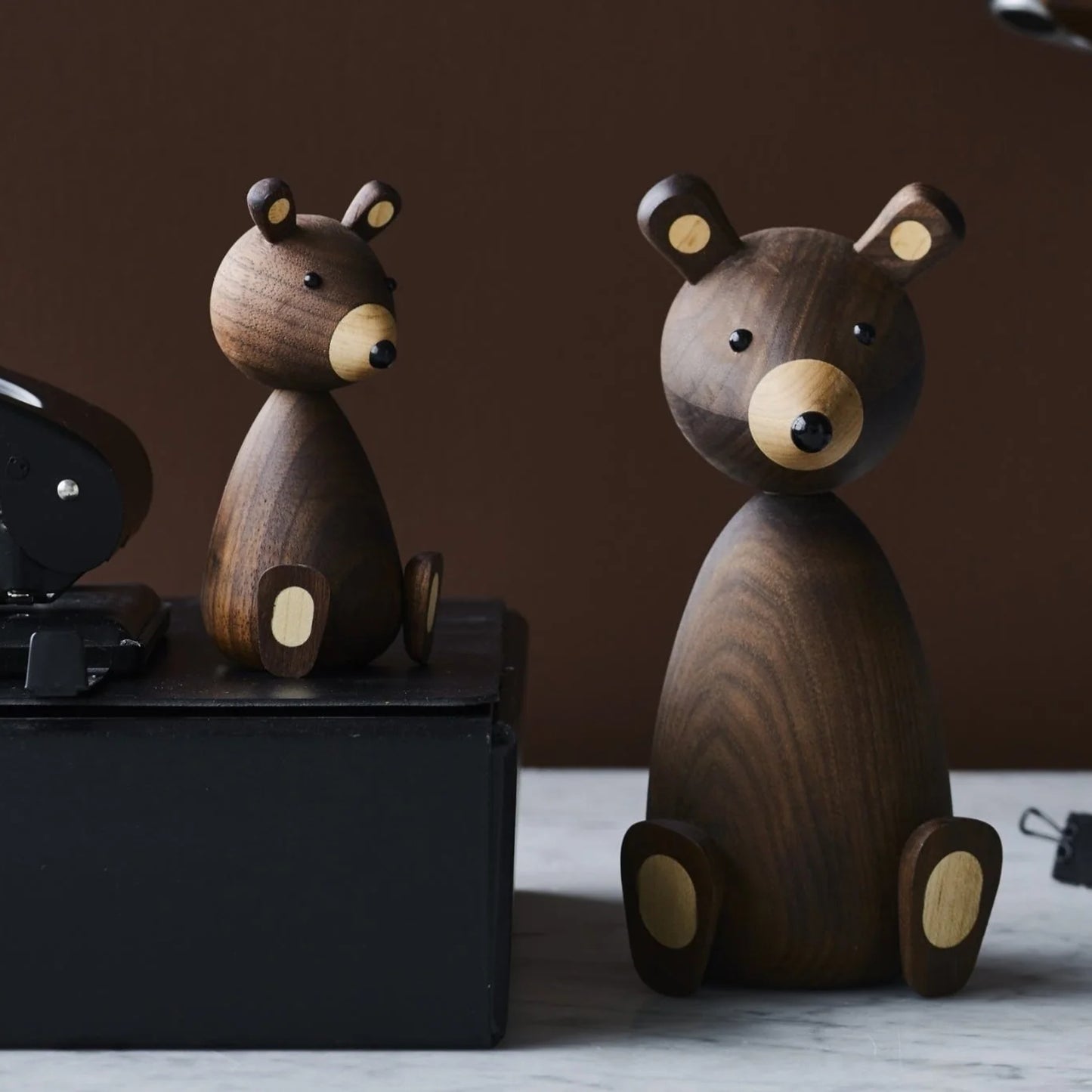 Bears (American Walnut) By Lucie Kaas