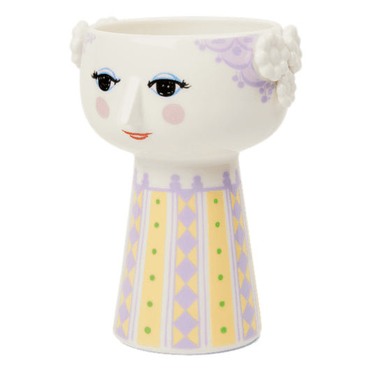 Bjørn Wiinblad Eva Vase (Purple, Lavender) 15 cm / 5.9"