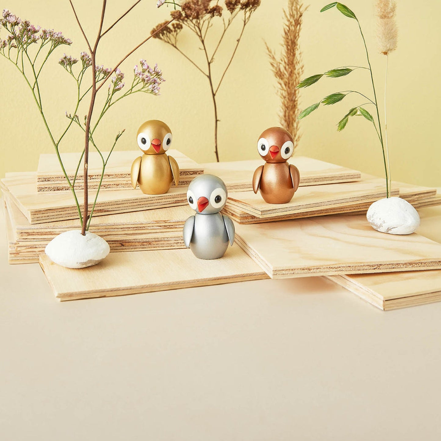 Spring Birds Bright Bronze von Spring Copenhagen