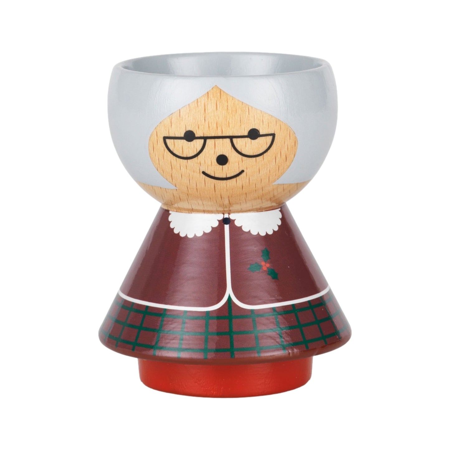 Egg Holder Christmas Grandma By Lucie Kaas