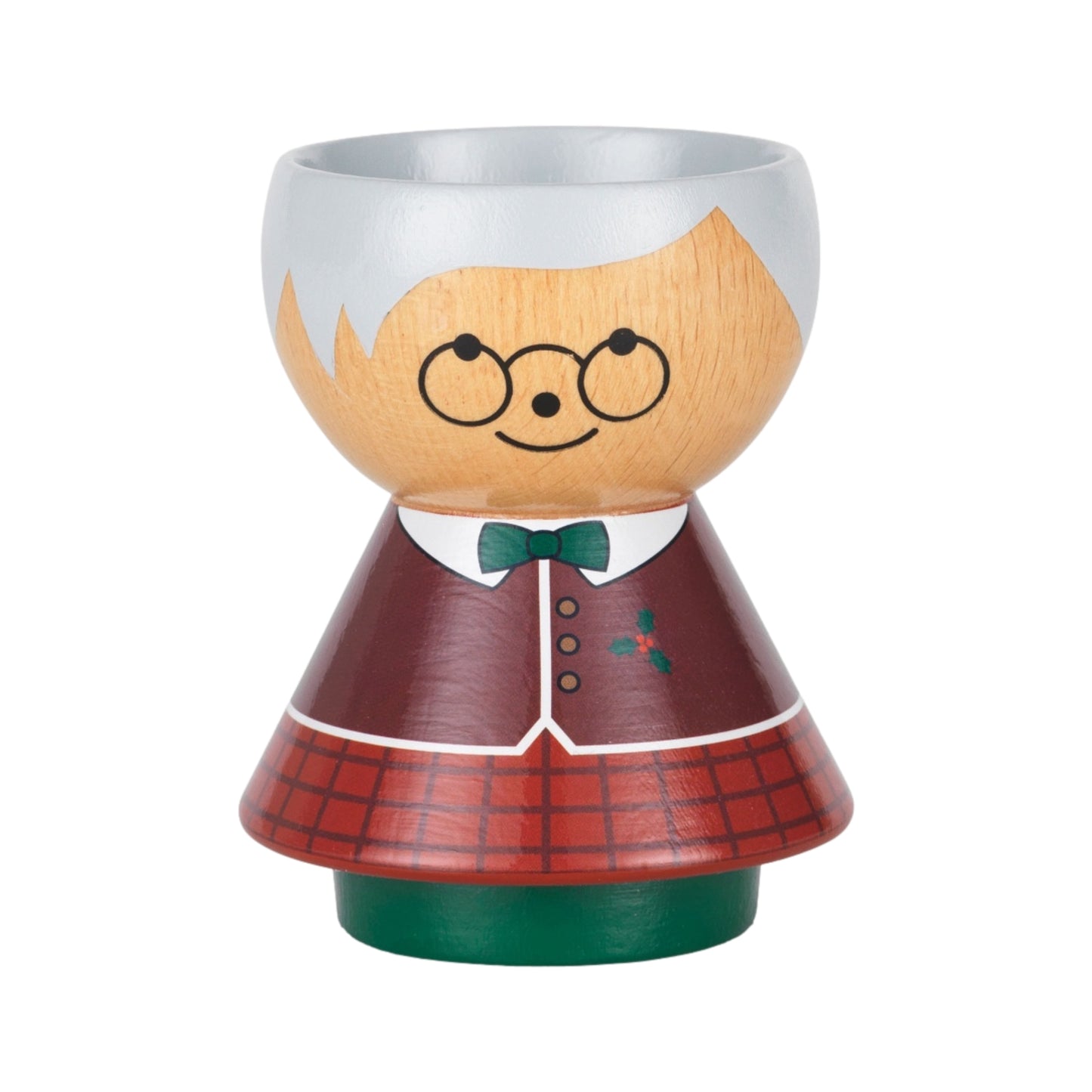 Egg Holder Christmas Grandpa By Lucie Kaas
