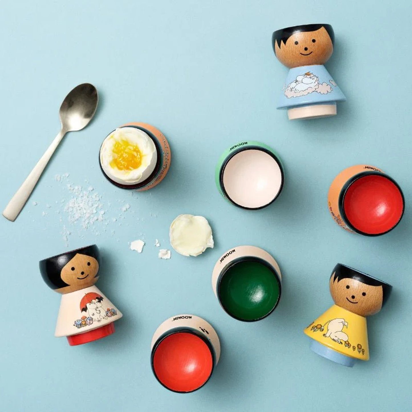 Egg Holder Moomin & Snorkmaiden Floating By Lucie Kaas