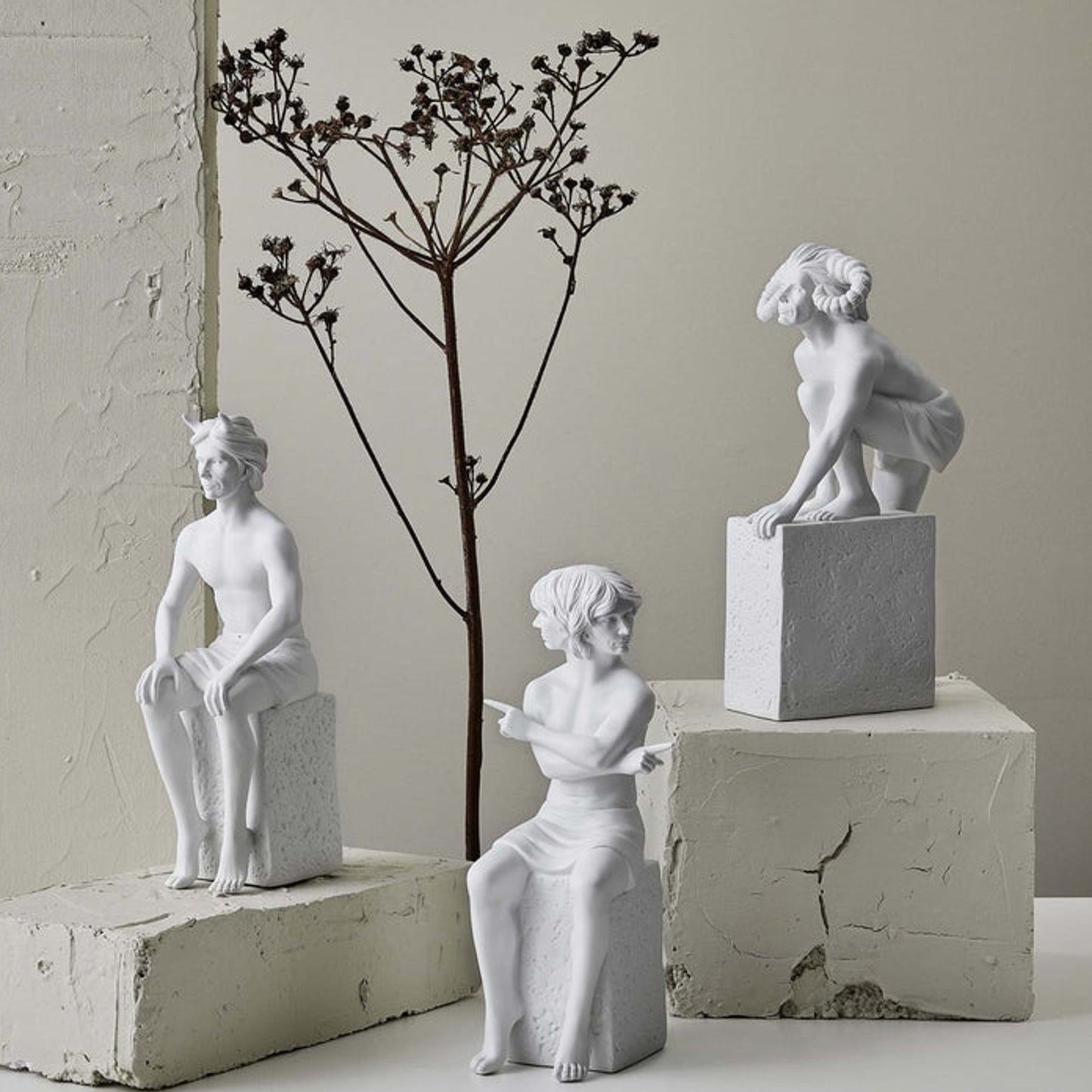 Gemini (Male) Zodiac Figure By Spring Copenhagen