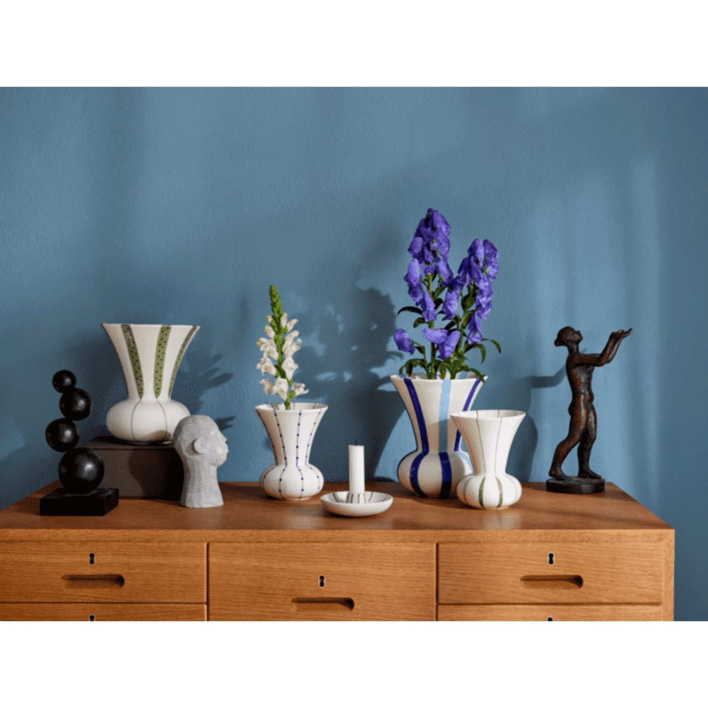 Kähler Signature Vase Green 20 cm / 7.9" Designed By Meyer Lavigne