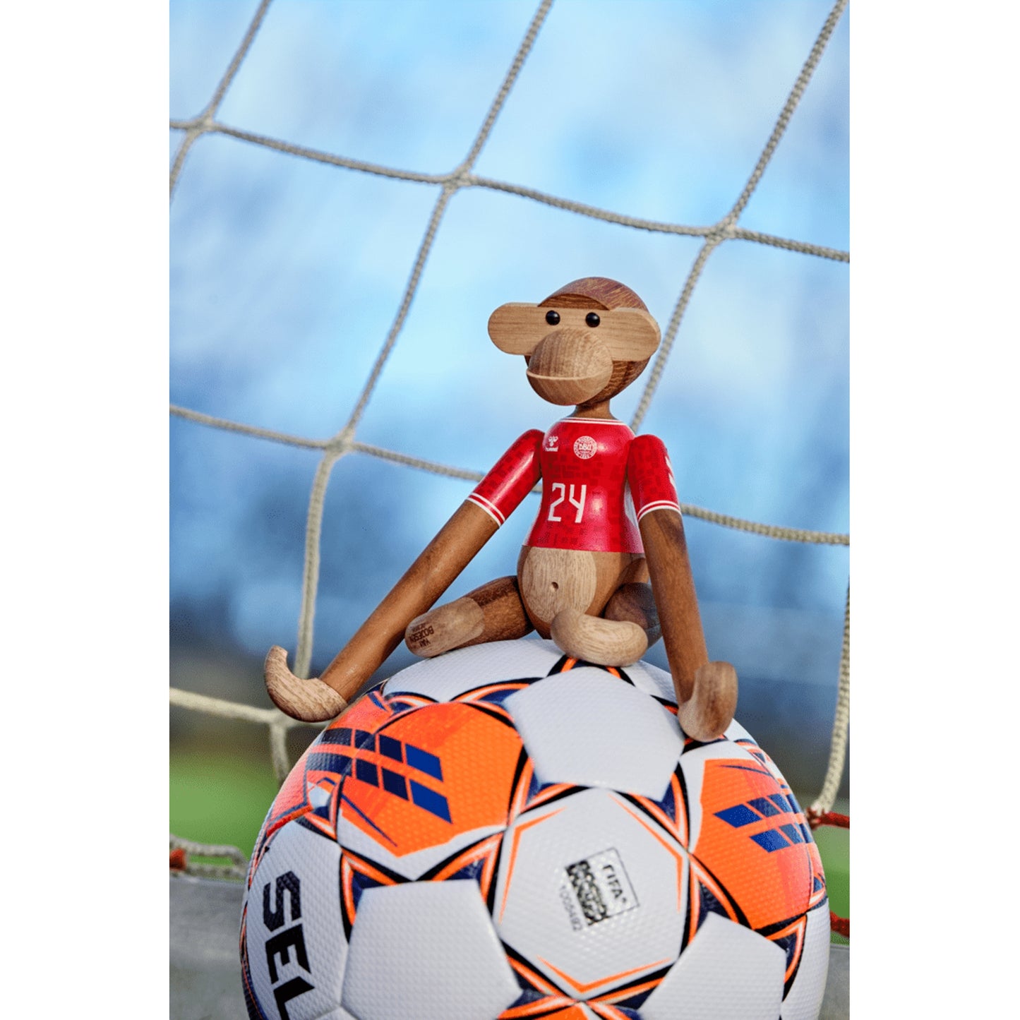 Kay Bojesen X DBU 2024 Men's Jersey Teak & Limba Monkey