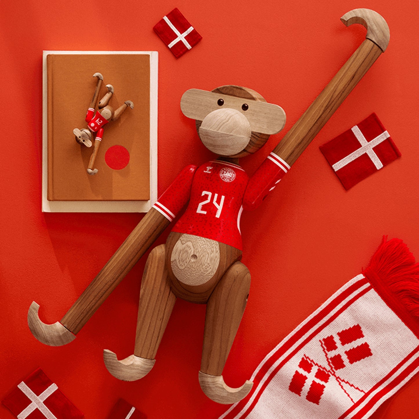 Kay Bojesen X DBU 2024 Men's Jersey Teak & Limba Monkey