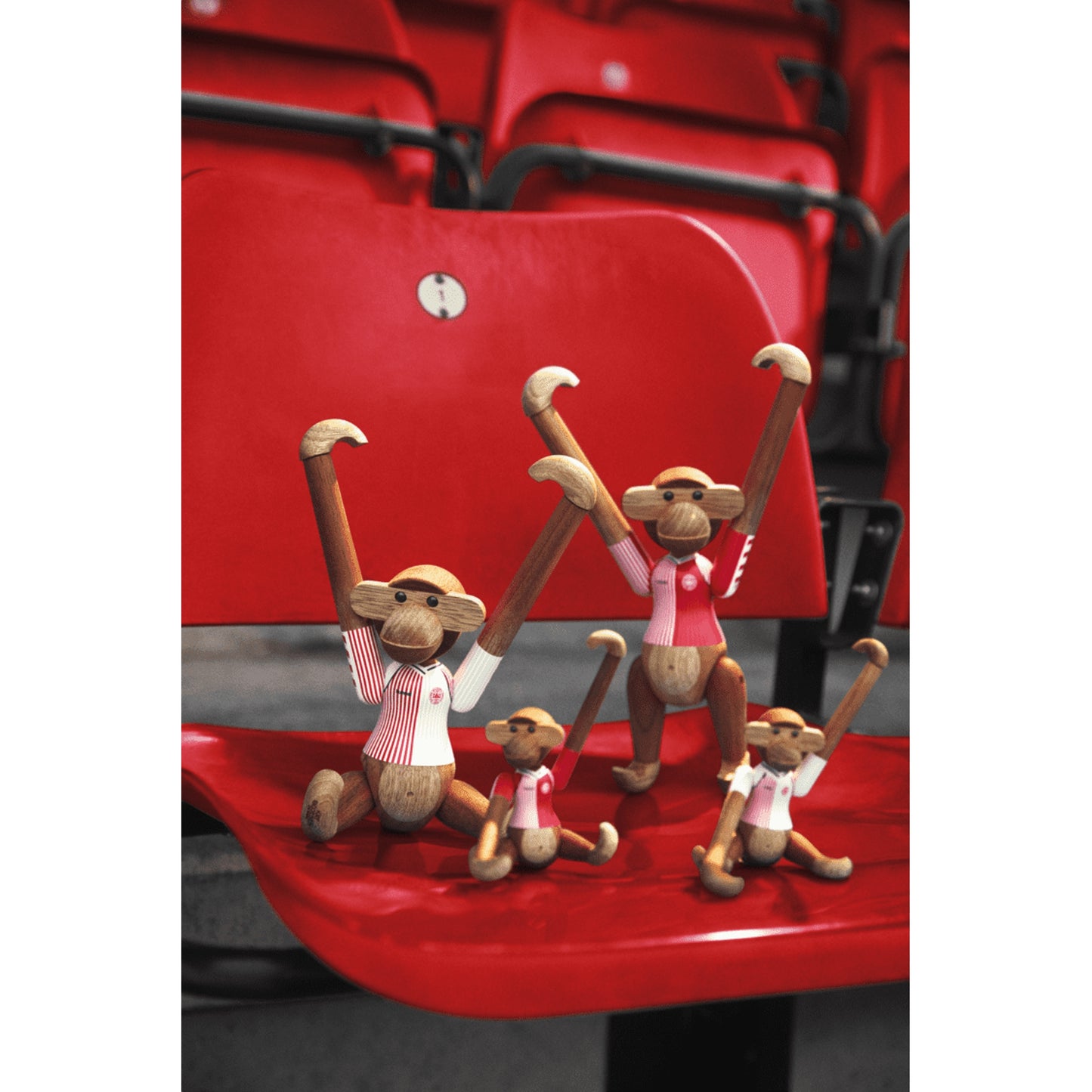 Kay Bojesen X DBU Limited Edition 1986 AWAY Teak & Limba Monkey