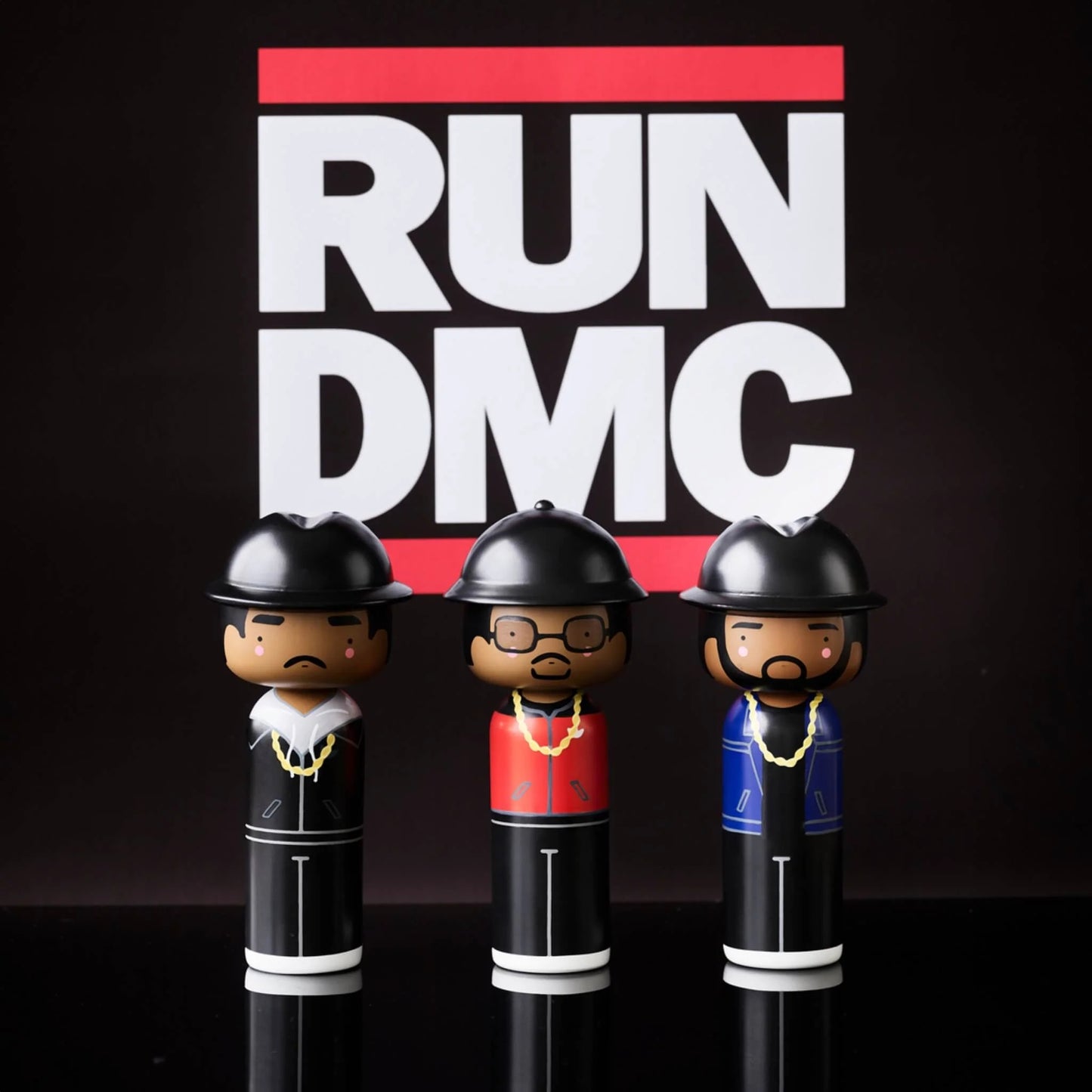 Kokeshi RUN DMC Darryl 'DMC' Mcdaniels Par Lucie Kaas
