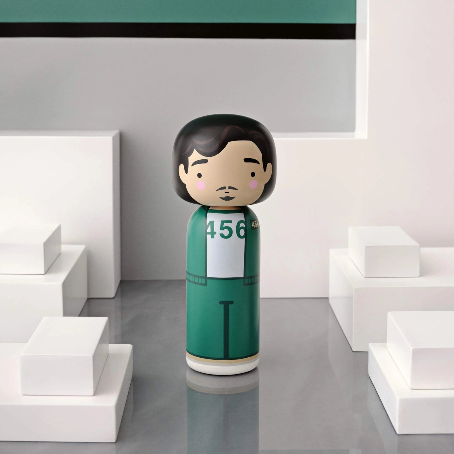 Limited Edition Squid Game Kokeshi Player 456 By Lucie Kaas