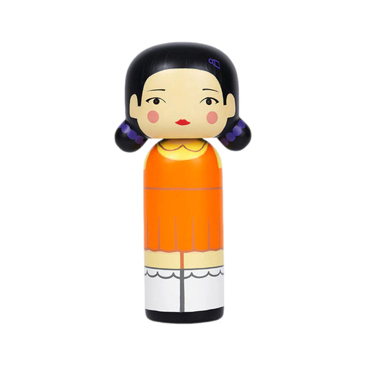 Limited Edition Squid Game Kokeshi Young-hee By Lucie Kaas