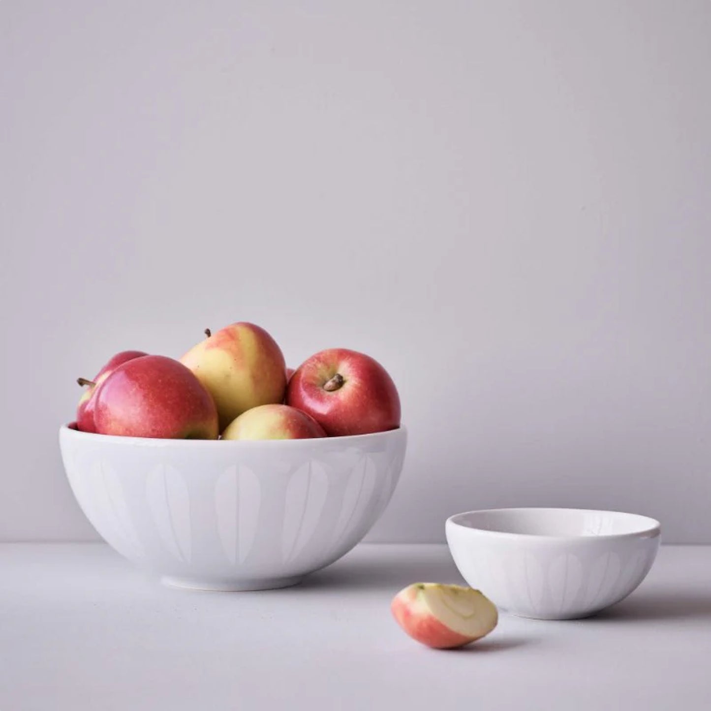 Lotus Deep Plate White By Lucie Kaas