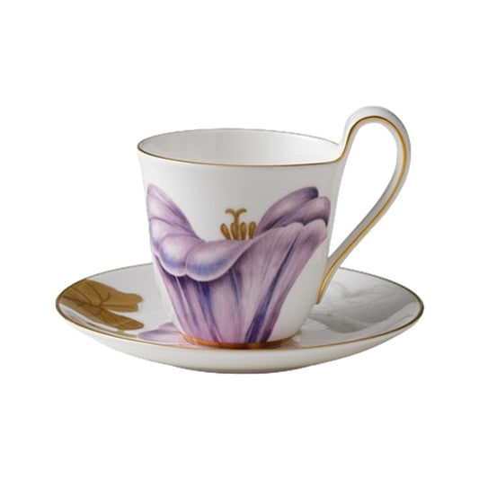 Royal Copenhagen Flora High Handle Cup And Saucer - Morning Glory 27 CL / 9.1 Oz