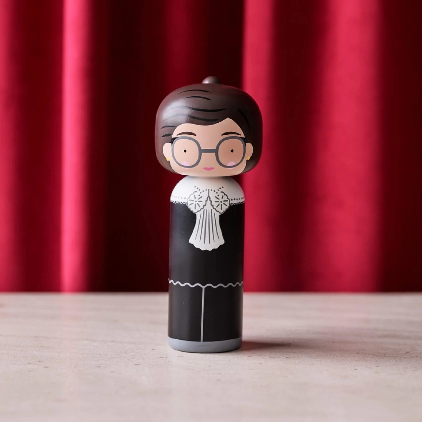 Kokeshi Ruth Bader Ginsburg Lucie Kaas