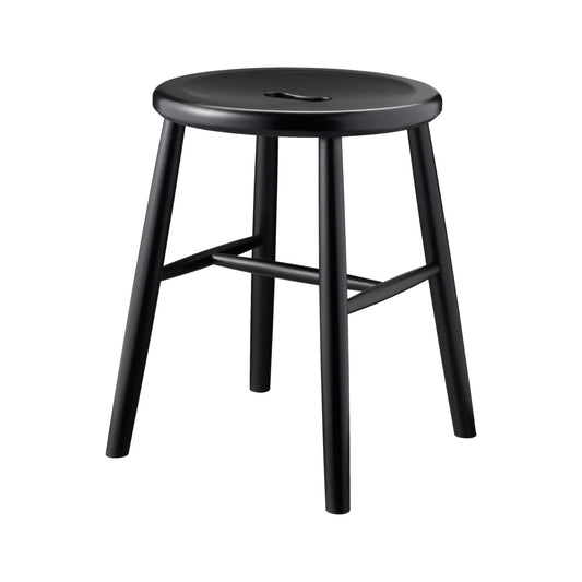 Børge Mogensen model J27 Beech Stool Black