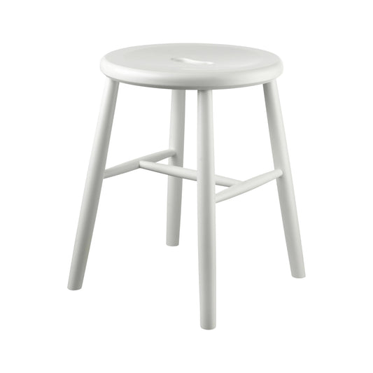 Børge Mogensen model J27 Beech Stool White