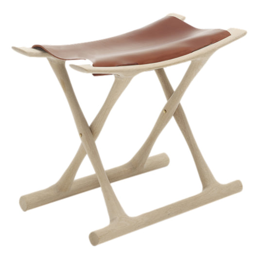 Ole Wanscher OW2000 Egyptian Stool - Soap Treated Oak