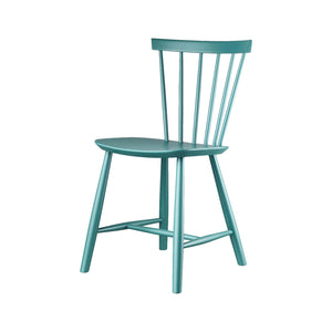Poul M. Volther Model J46 Beech Dining Chair Petrol Blue