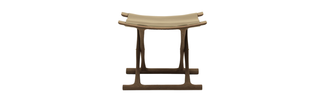 Ole Wanscher OW2000 Egyptian Smoked Oak Stool