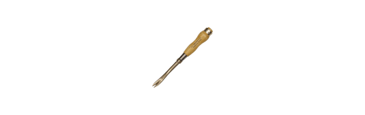 Crowbar With Wooden Handle And Metal Top