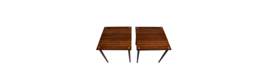 A pair of Georg Petersen rosewood side tables