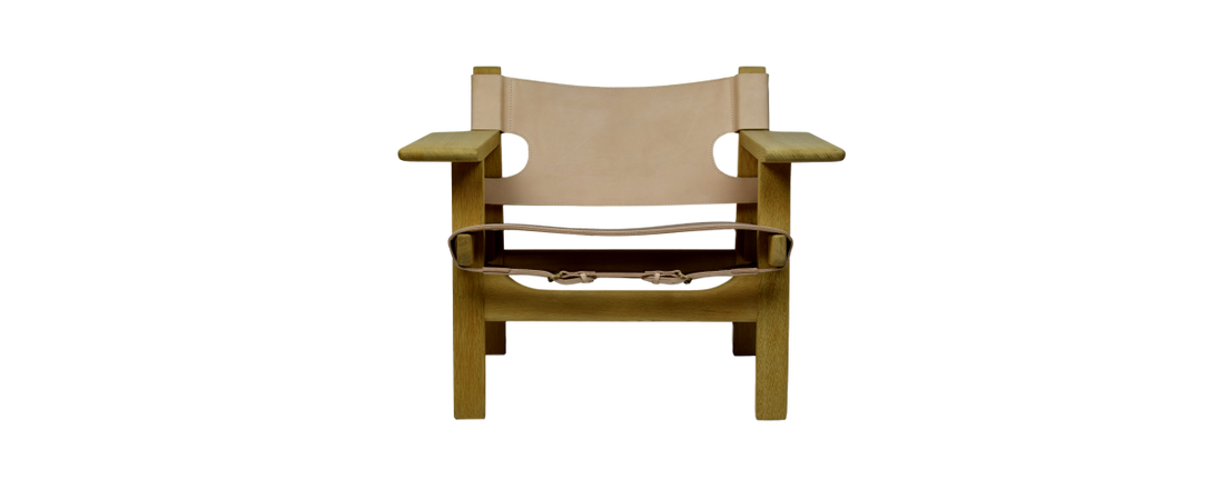 Leather replacement kit for the Spanish chair by Børge Mogensen