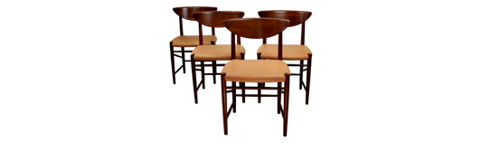 Peter Hvidt & Orla Mølgaard-Nielsen model 316 dining chairs