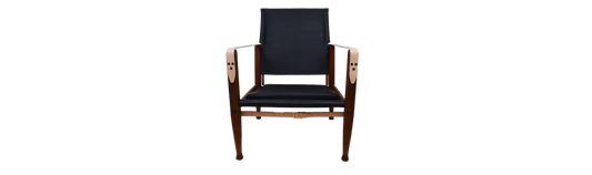 New high-quality aniline leather replacement kit for the Kaare Klint Safari chair