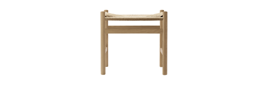 Hans Wegner CH53 Soap Treated Oak Footstool