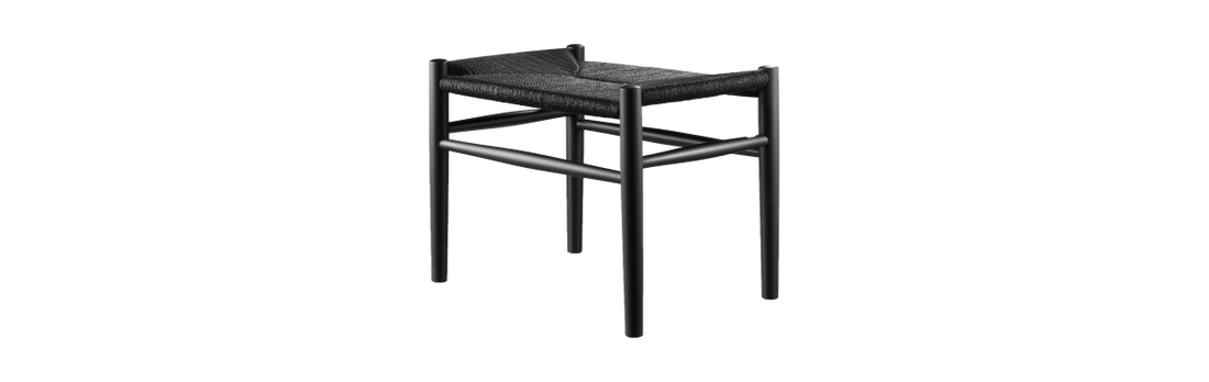 Jørgen Bækmark Model J83 Footstool Black