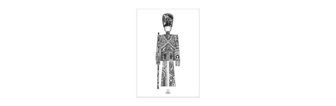 Kay Bojesen Gallery Guard Poster Black/White