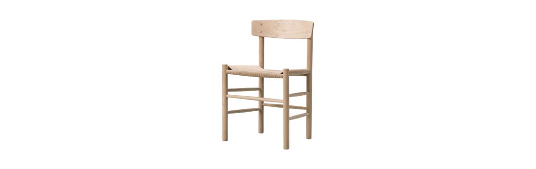 Børge Mogensen J39 Soap Treated Beech Dining Chair