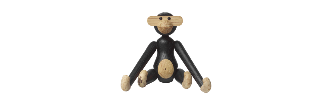 Kay Bojesen Mini Monkey Dark Stained Oak