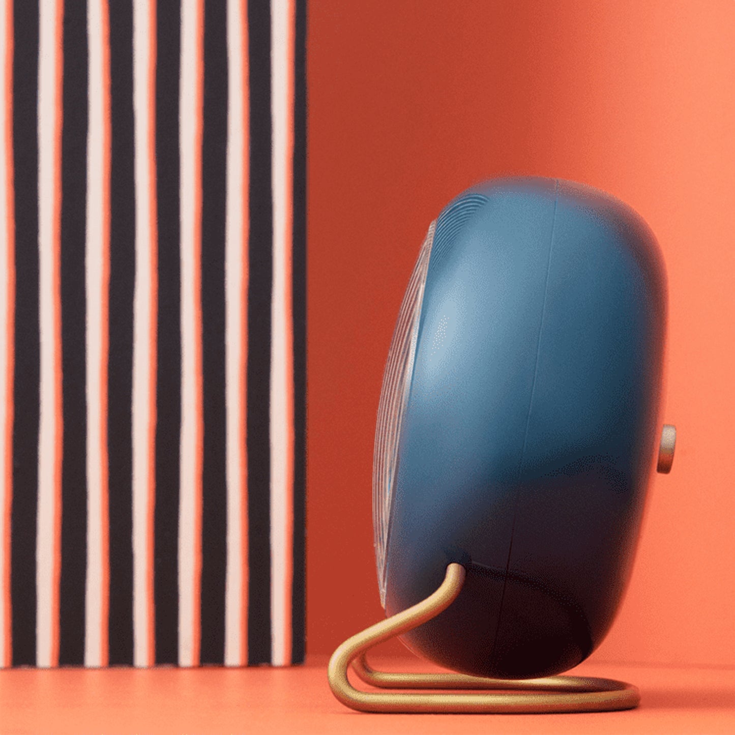 Arne Jacobsen Station Table Clock Petroleum Blue Ø: 11 cm / 4.3"