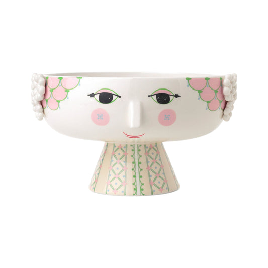 Bjørn Wiinblad Eva Bowl On Stand Soft Pink