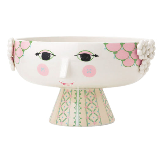 Bjørn Wiinblad Eva Bowl On Stand Soft Pink