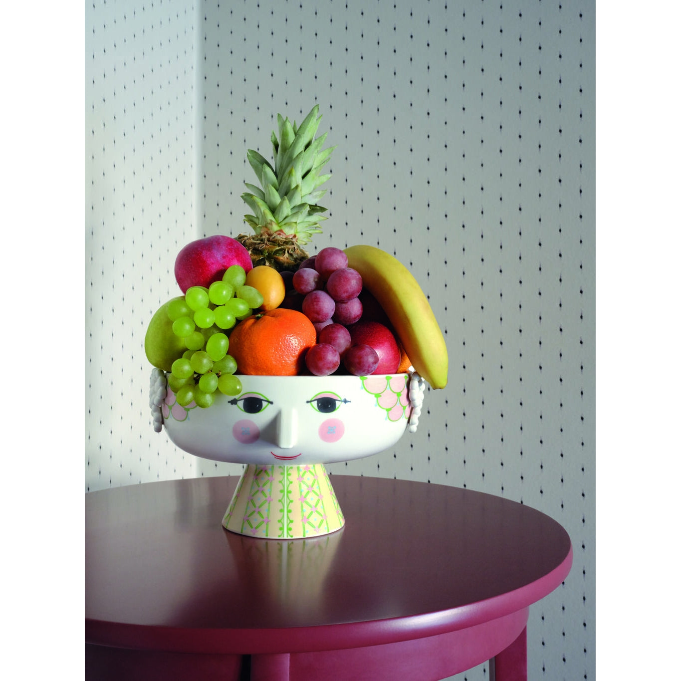 Bjørn Wiinblad Eva Bowl On Stand Soft Pink