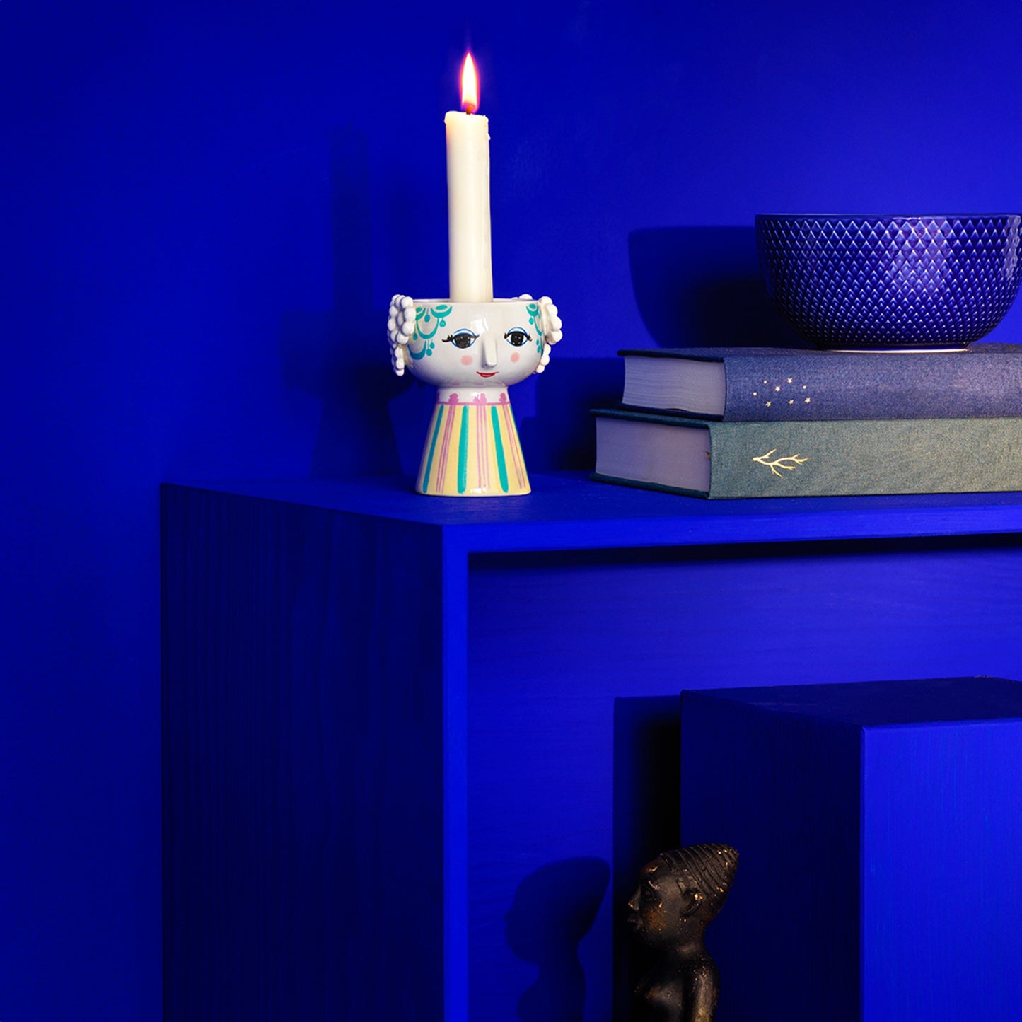 Bjørn Wiinblad Eva Candle Holder (Light Blue)