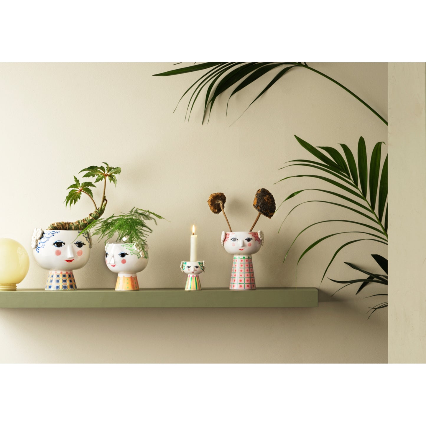 Bjørn Wiinblad Eva Candle Holder (Light Blue)