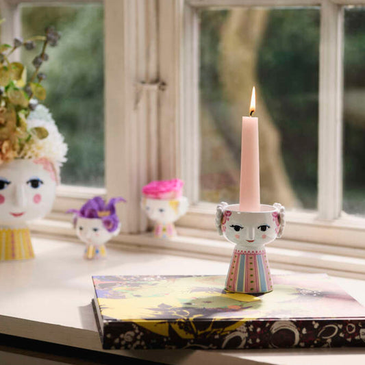 Bjørn Wiinblad Eva Lysestage Lyserød