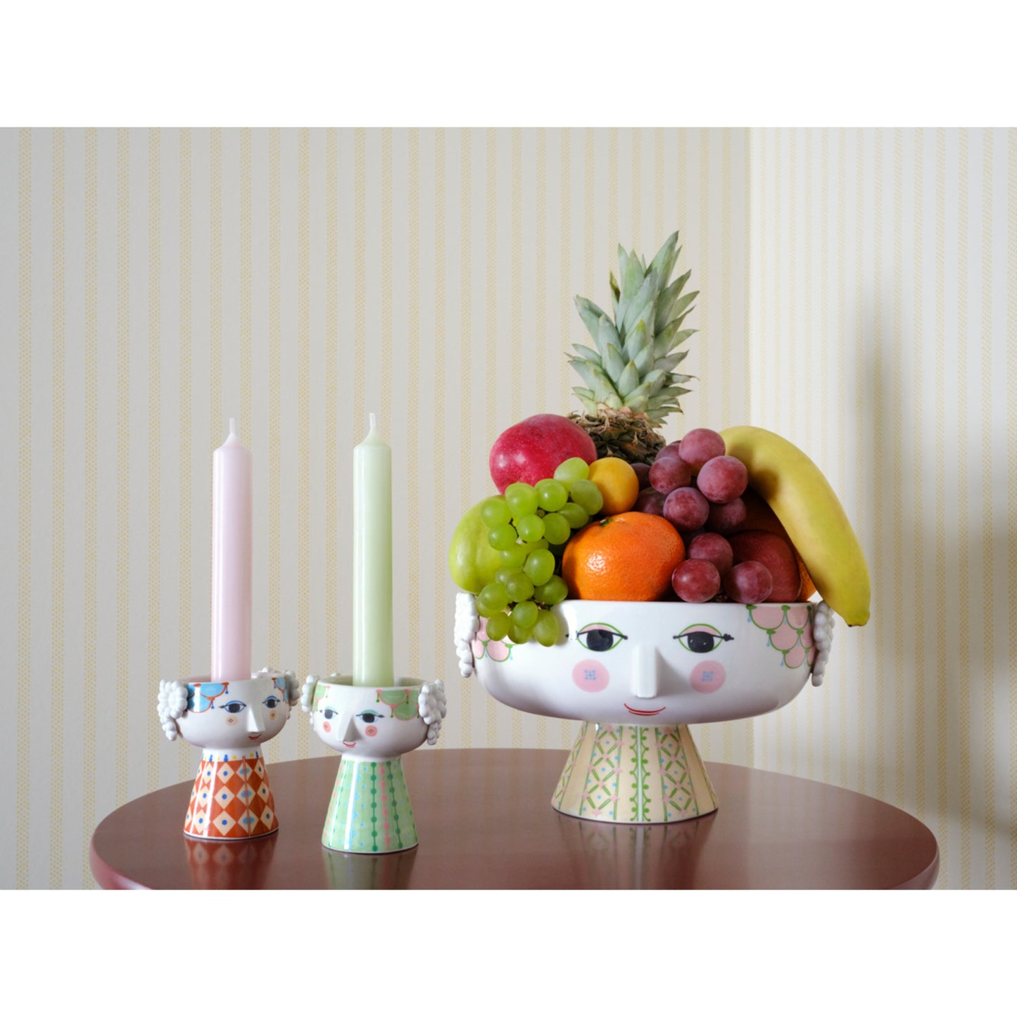 Bjørn Wiinblad Eva Candle Holder (Green)