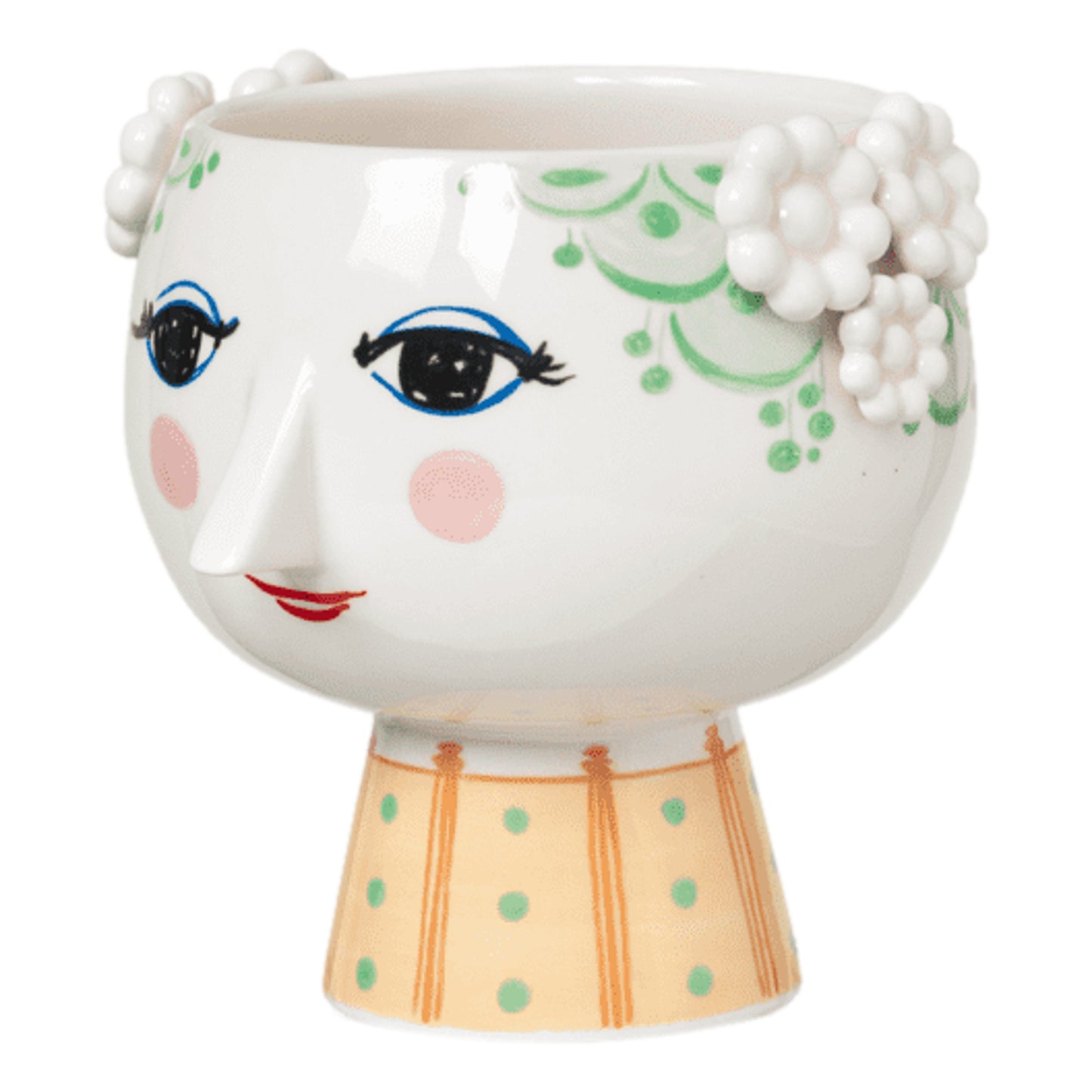 Bjørn Wiinblad Eva Flowerpot On Base (Light Green)