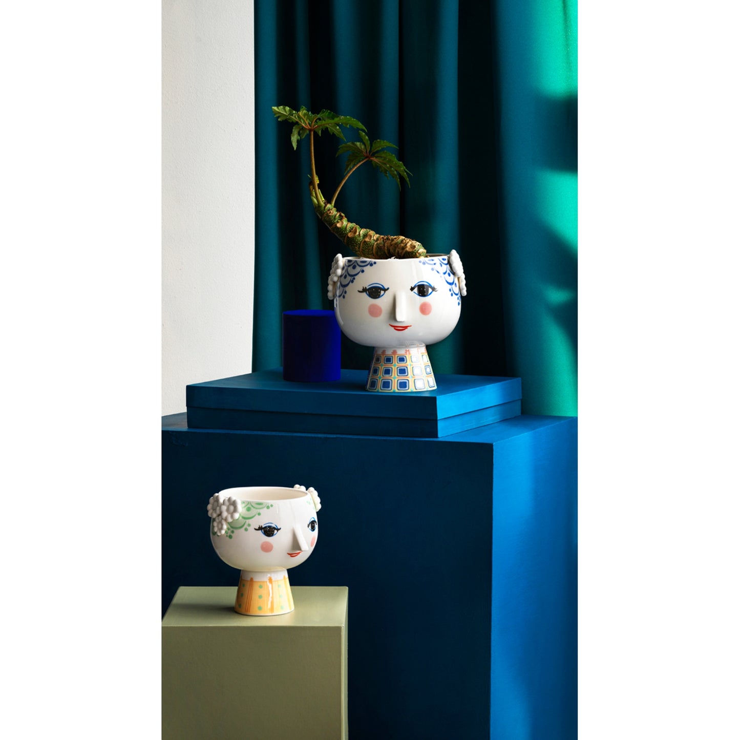 Bjørn Wiinblad Eva Flowerpot On Base (Light Green)