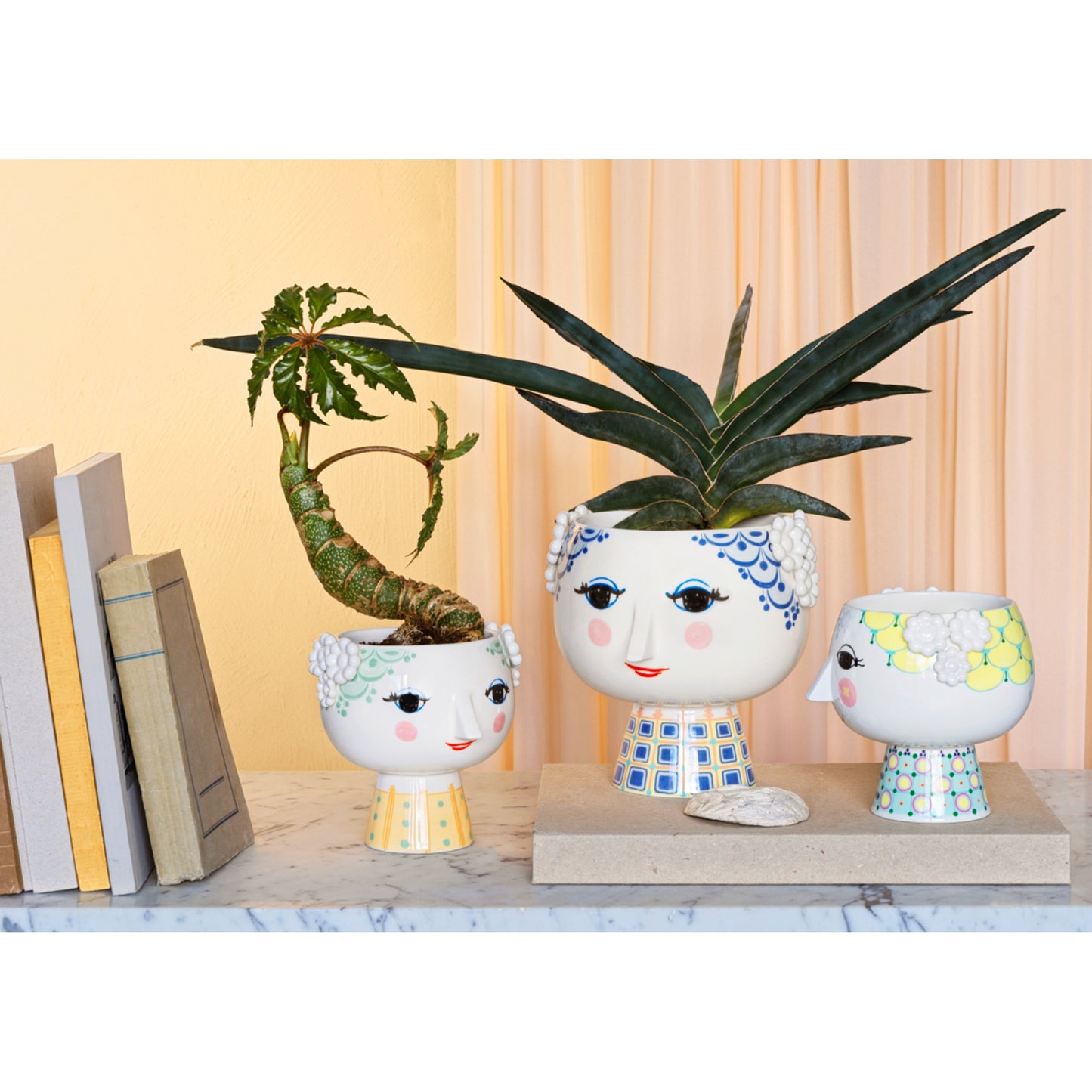 Bjørn Wiinblad Eva Flowerpot On Base (Light Green)