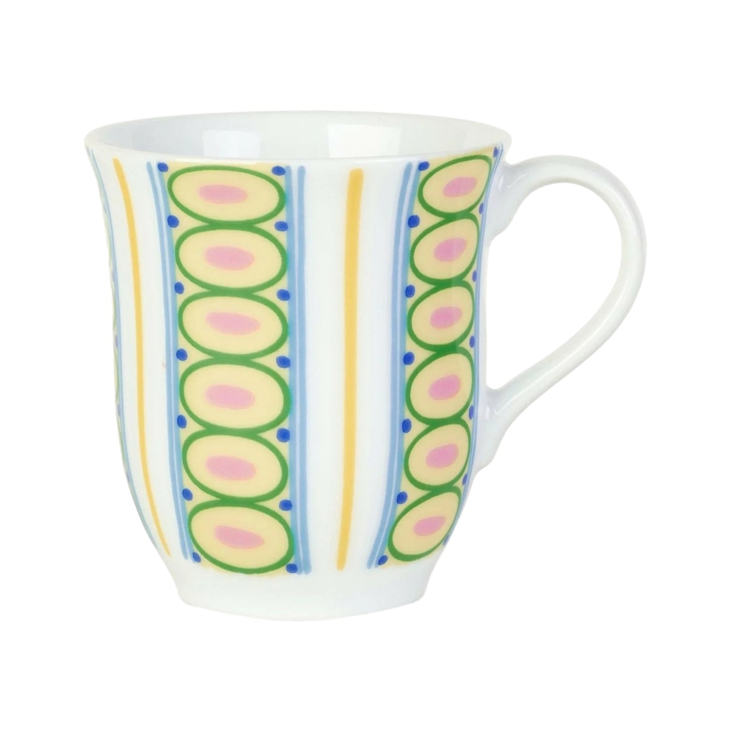 Bjørn Wiinblad Eva Mug (Yellow Stripes) 35 cL / 11.8 Oz