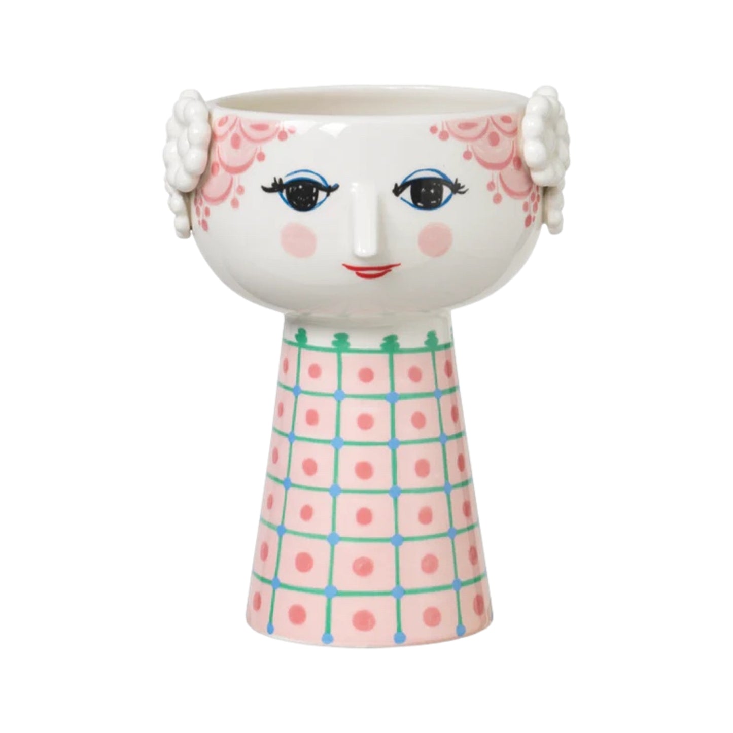 Bjørn Wiinblad Eva Vase (Pink) 18,5 cm / 7.3"