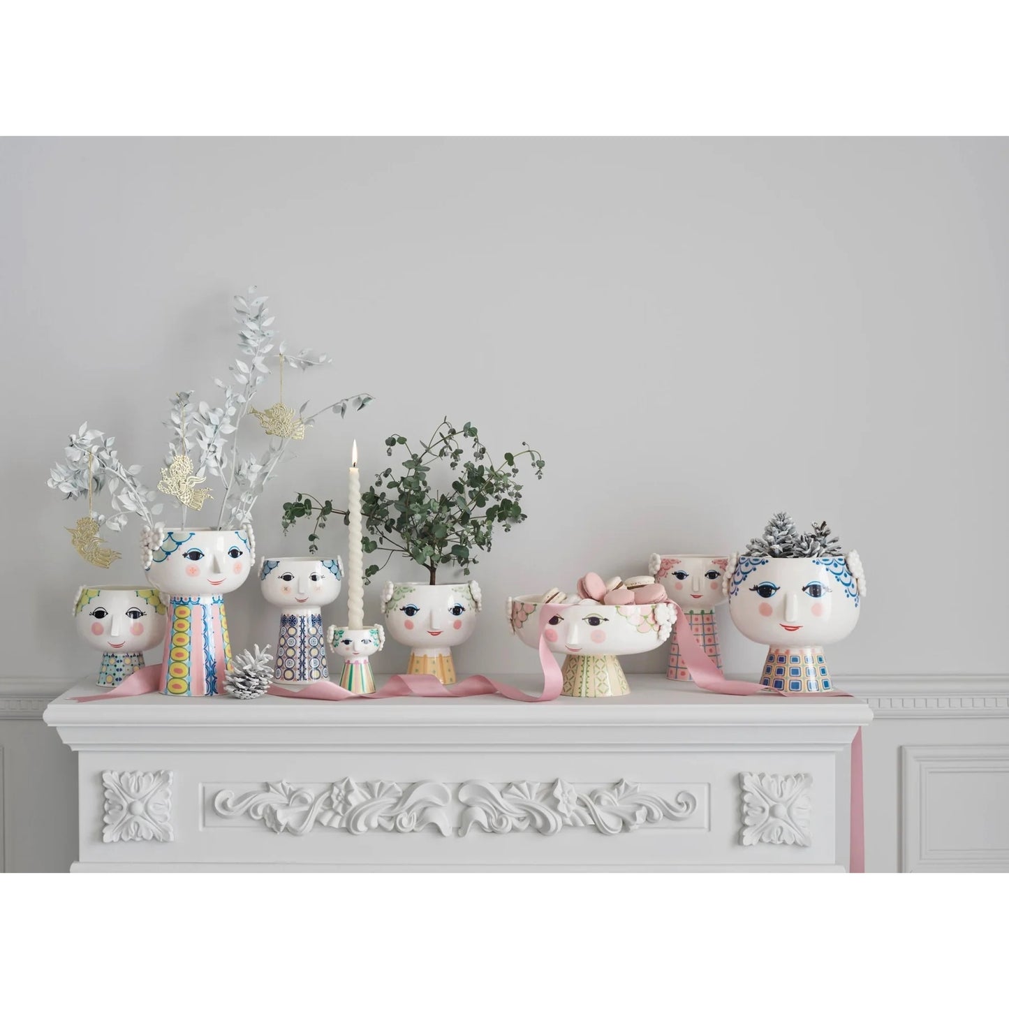 Bjørn Wiinblad Eva Vase (Pink) 18,5 cm / 7.3"