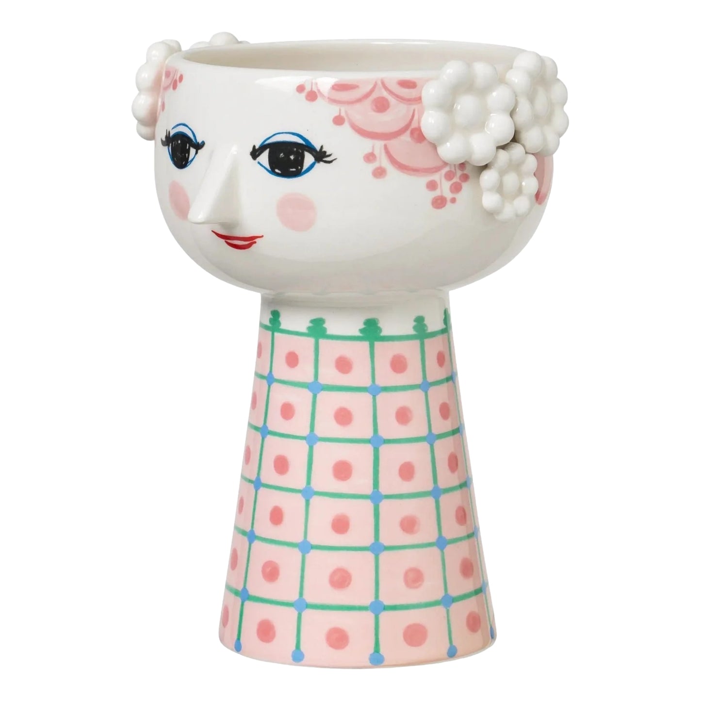 Bjørn Wiinblad Eva Vase (Pink) 18,5 cm / 7.3"